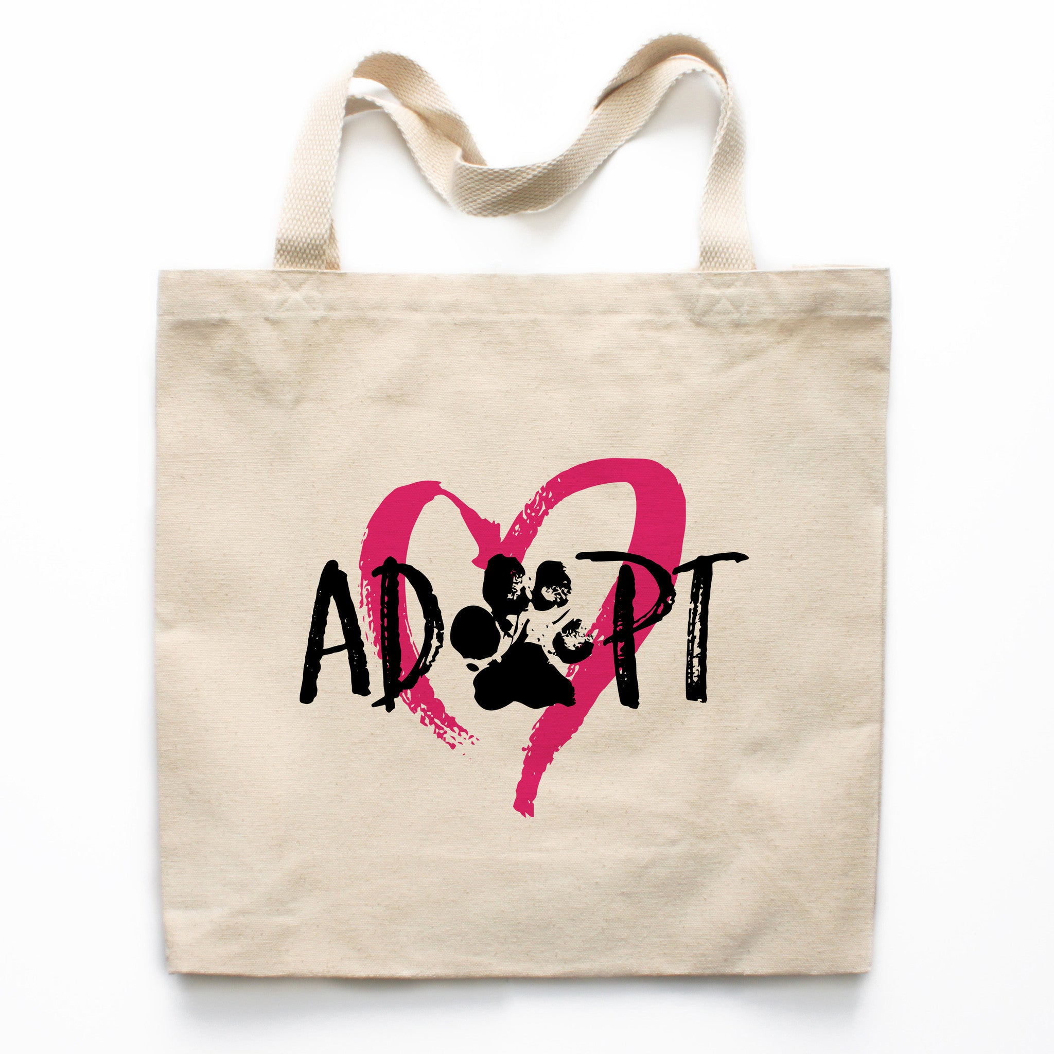 Adopt A Pet Canvas Tote Bag